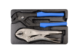 King Tony 2pc plier set for tool box,groove-joint plier and vise-grip plier