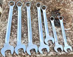 Stahlwille ring spanners , 1"to 1-1/2"