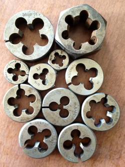 3/8" NF die nut - Various thread sizes available