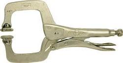 Straight & curved jaw vise grips, sheet metal pliers and locking C clamps.