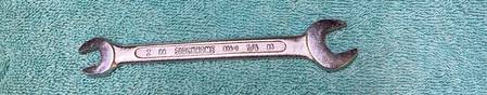 Sidchrome 2 BA - 1/4" BS Open end spanner