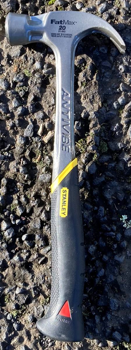 Stanley fatmax 20oz claw hammer