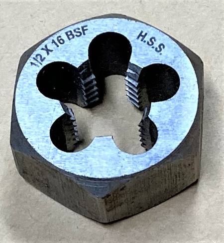 1/2" x 16 BSF Die nut