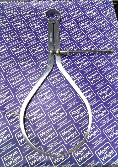 10" Moore & Wright outside spring caliper