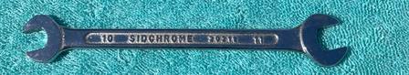 Sidchrome 10mm-11mm open end spanner