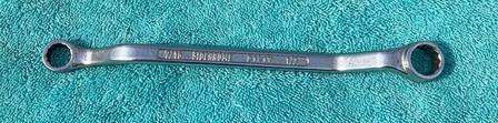 Sidchrome 7/16" x 1/2" ring spanner