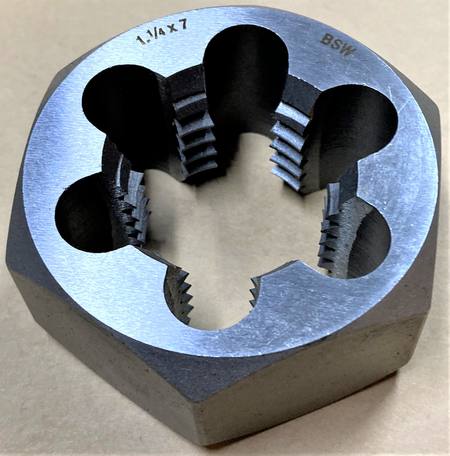 1-1/4" x 7  BSW Die Nut, dia-56mm