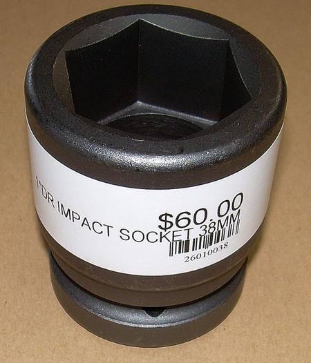 Stahlwille 1" drive impact socket - 38mm