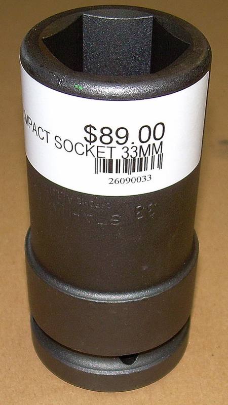 Stahlwille 1" drive deep impact socket - 33mm