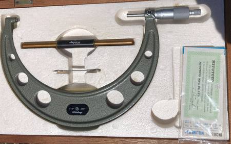 Mitutoyo 7"-8" micrometer , new condition