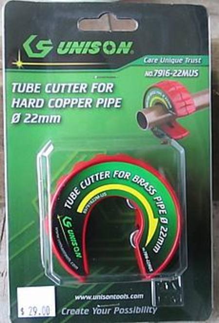Unison pipe slice tube cutter 22mm