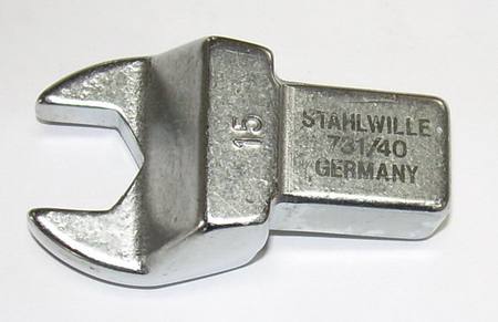 15mm Open Ended Insert Spanner Head Stahlwille