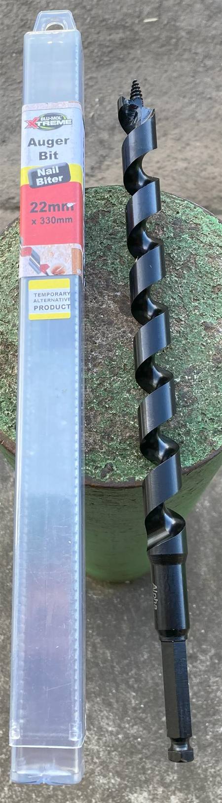 Nailbiter 22mm x 330mm auger bit