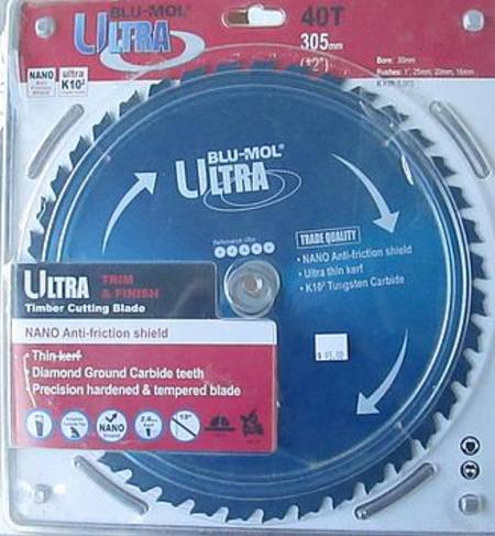 Blu-mol sawblade , 305mm x 40T