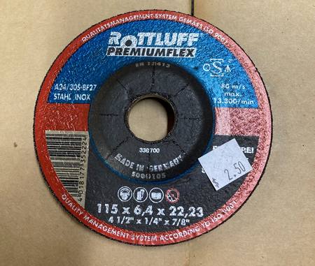 Grinding disc 115mm x 6.4mm