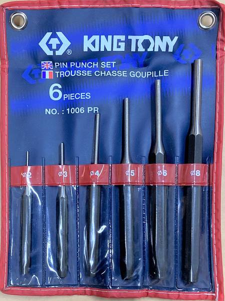 Pin Punch 6 piece set - King Tony