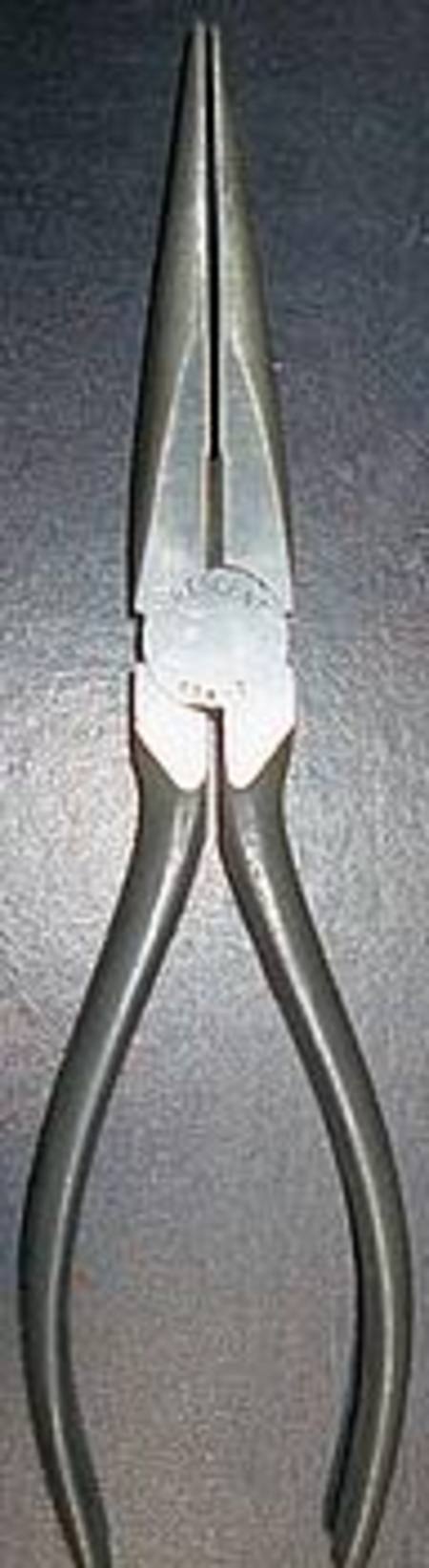 Longnose pliers, various sizes and prices starting at $5