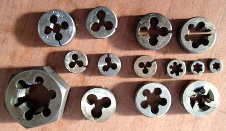 5/16" NF die nut - Various thread sizes available