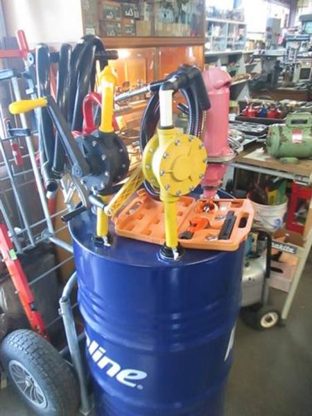 Drum pumps , from $25 to $65