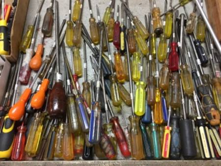 Screwdrivers, a wide variety of types and sizes priced from $1