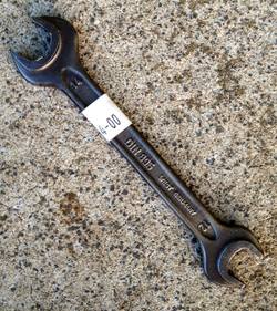 Double open end spanner - 12mm + 14mm