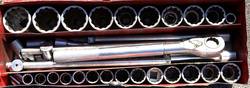 Koken 3/4" dr Socket set , 24 sockets 13/16 to 2-1/4"
