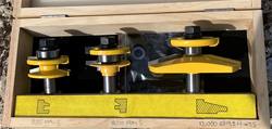 Yonico router bit set for raised panel cabinet doors