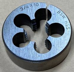 3/4" X 10 BSW Button die 2" dia