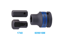 3/4"dr impact hex bit socket -12mm