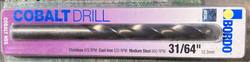 Cobalt drill bit 31/64 (12.3mm)