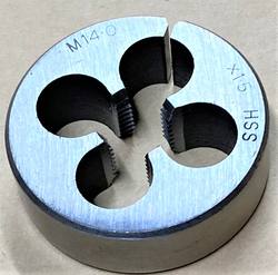 14mm x 1.5mm Button Die, 2" diameter