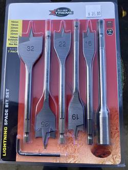 Blu-Mol spade bit set