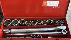 Koken 3/4"dr Metric socket set , 22-50mm