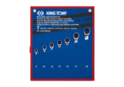 King Tony speed wrench set 8-19mm
