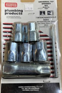 Universal tap spanner kit