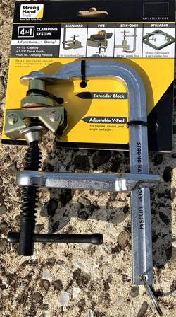 Stronghand 4-in-1 F-clamp 115mm x 85mm